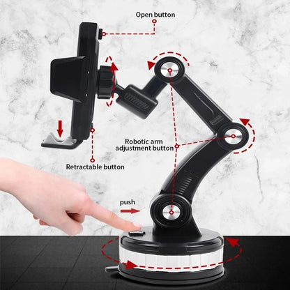 Phone Mount For Car Center Console Stack Super Adsorption Phone Holder On-Board Suck Support Clamp Bracket Universal