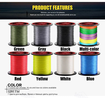 SeaKnight TriPoseidon Series 4 Strands Multifilament Fishing Line 300M PE Braided Line Smooth Carp Fishing 15lb 20lb 25lb 30lb
