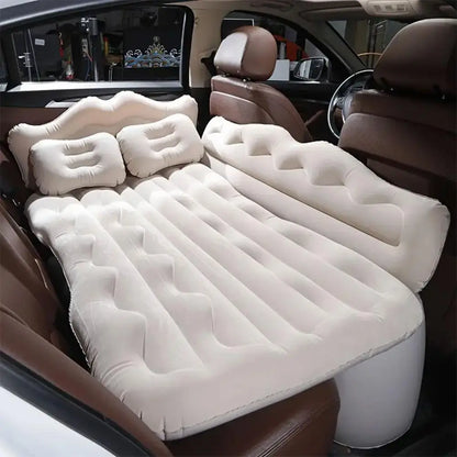 Cama inflable portátil para viajes en automóvil de 174*126 cm, colchón para acampar al aire libre, colchón de aire plegable trasero para automóvil, accesorios para automóvil