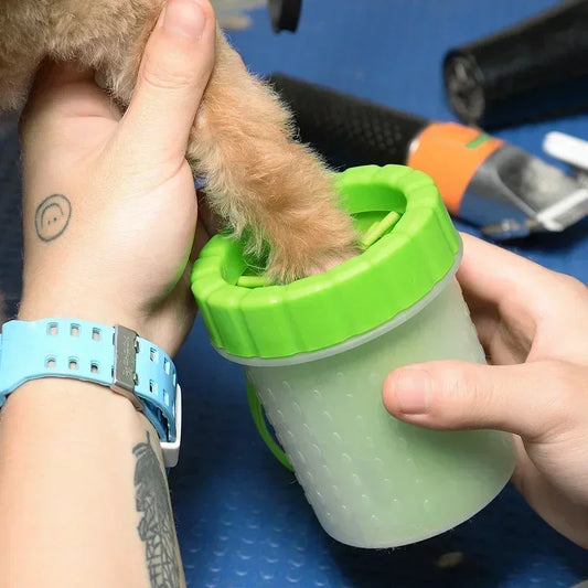 1pc chien pied lavage artefact chat chiot pied tasse lavage patte nettoyage gommage gratuit automatique pied lavage animal tasse