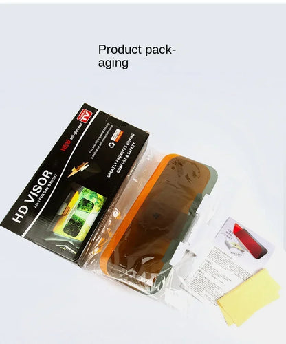 2 in 1 Car Sun Visor Goggle Night Vision Driving HD Anti Sunlight Dazzling Day Mirror Anti-UV Auto Interior Mirrors Sunshades