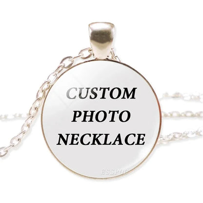Collar con foto personalizado, cruz circular en forma de media luna, búho esférico, con una variedad de opciones de regalos para amigos