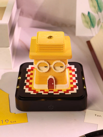 Omoshiroi Block 365 Date 3D Calender Halloween Special Building Design Party Gifts NotePad For Halloween Christmas Favor