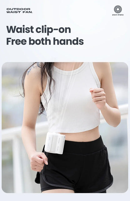USB Fanless Fans Neck Portable Belt Fans Mini Cooling Fans Bladeless Rechargeable Wearable Air Cooler For Outdoor Sports Travel