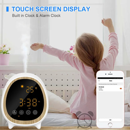 Tuya Smart WiFi Air Humidifier Essential Oil Diffuser With Alarm Time Clock Remote Control Aromatherapy Humidifiers Diffusers