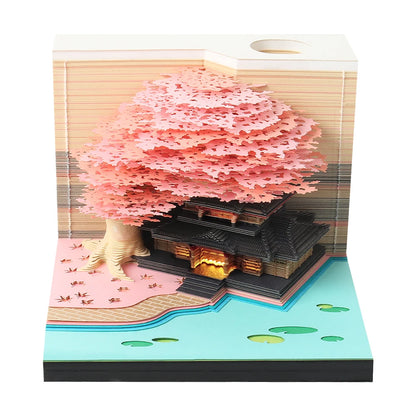 Table Calendar Tear Off Sticky Note Omoshiroi Block Custom 3D Memo Pad Notepad Christmas Funny Novelty Gifts For Children Kids