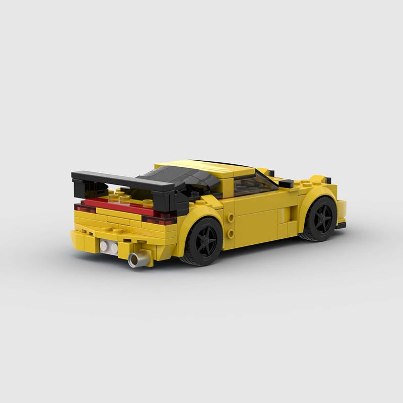Supercar F1 City Speed Champions Racing Car RX-7 Model Building Blocks MOC Supercar Racers Vehicle Technique Bricks Kids Toys