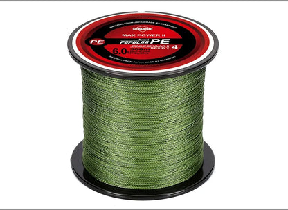 SeaKnight TriPoseidon Series 4 Strands Multifilament Fishing Line 300M PE Braided Line Smooth Carp Fishing 15lb 20lb 25lb 30lb