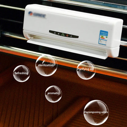 Solar Car Air Freshener Mini Air Conditioning Decorative Aromatherapy Machine Lasting Fragrance Decorative Perfume Decoration