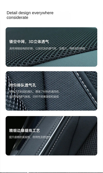 2024 Ventilation 16f/20fans Massage DC12V Car Ventilated Seat Blow Air Cushion Backrest Car Mounted Summer Ventilated Seat Pads