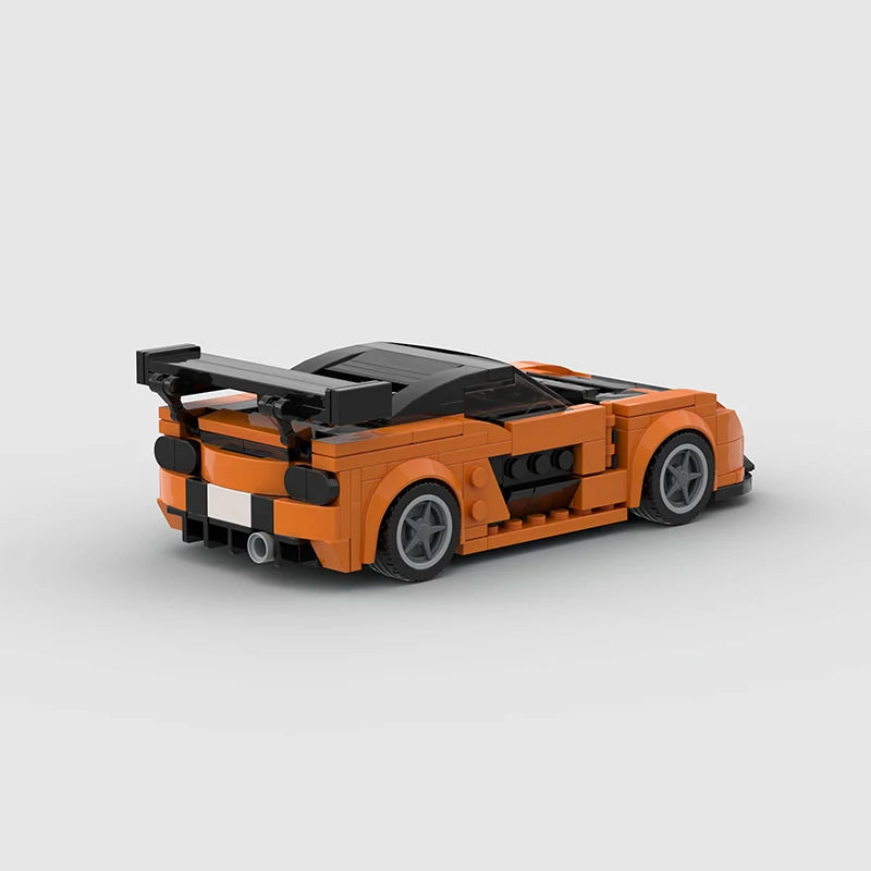Supercar F1 City Speed Champions Racing Car RX-7 Model Building Blocks MOC Supercar Racers Vehicle Technique Bricks Kids Toys