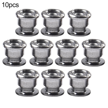 10 piezas de pernos para bielas de bicicleta, pernos simples, dobles y triples, tornillos de acero para platos y platos, tornillos para platos y tuercas, accesorios para bicicletas