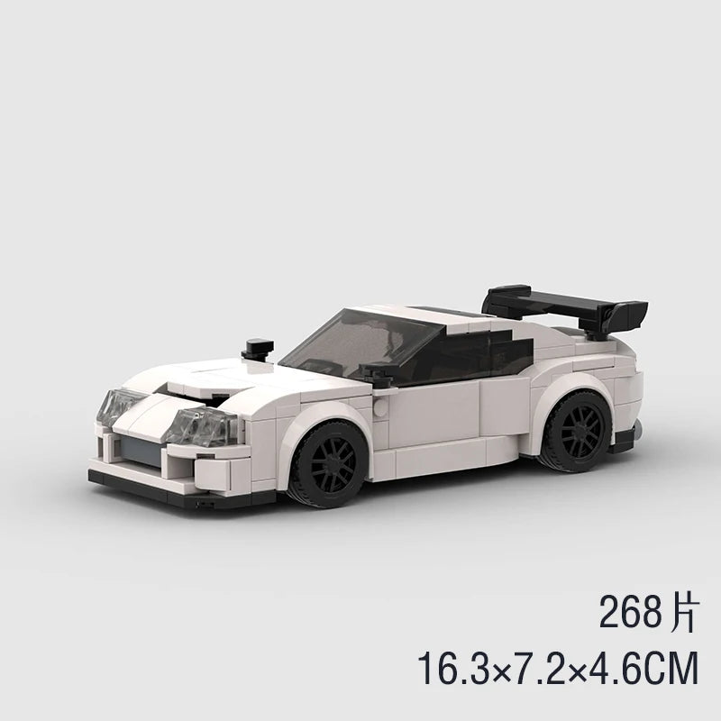 Racing Car City Speed Champions Sports Model Building Blocks DIY Bricks MOC Toy Classic Rally Super Racers Vehicle f1 technique