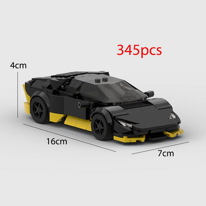 2022 Hot MOC Speed City Car Champion Racer Classic Supercar Building Blocks Brick Racing Super Technique Creative Garage DIY Set