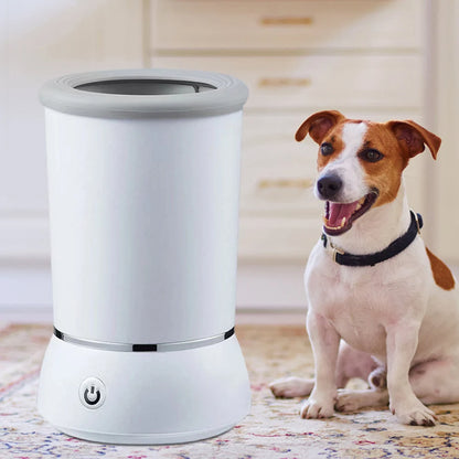 Limpiador automático de patas de perro con cepillo de silicona suave Taza para lavar las patas de las mascotas Limpiador de patas fangosas para perros y gatos