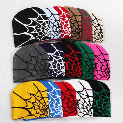 Gorro Y2k 2024 Otoño Invierno Gorros cálidos para mujer para hombre Gorro bordado de dibujos animados de moda Gorro con pompón de lana suave para hombre Hip Hop