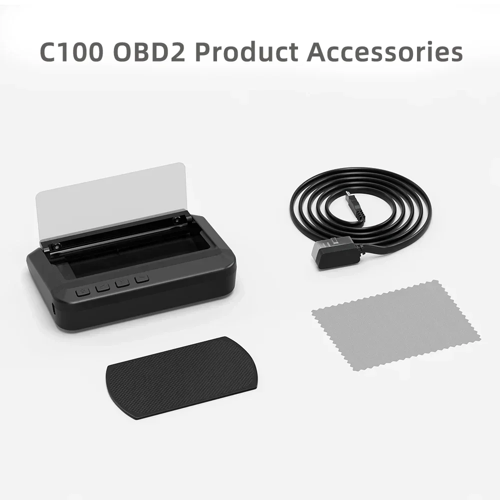 Smart Head Up Display OBD2 GPS Digital Speedometer Direction System Tachometer Projector Water Temp Voltage Turbo Security Alarm