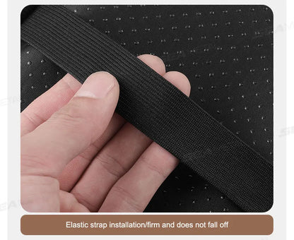 SEAMETAL Car Arm Rest Cover Cushion Wear-Resistant Center Console Box Protector Anti Slip Armrest Box Pad with Storage Pocket