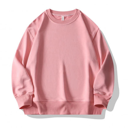 Plain Sublimation Sweatshirt Unisex Wholesale Baggy Black Hoodies Men Sweat Shirt Crew Neck Sweatshirt Men Moletons Masculinos