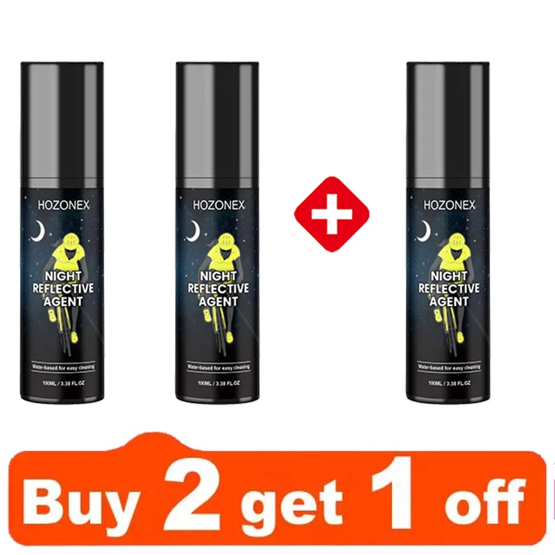 100ml Reflective Night Spray Paint For Night Riding Glow-in-The-Dark Paint Bright Spray Paint For Fabric Bicycles Skateboards