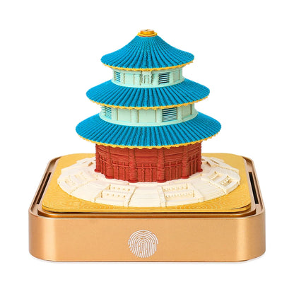 3D Omoshiroi Block Memo Pad Notepads Magical Calendar Magic Castle Sakura Tree Sticky Note Luxury Novelty Gift Items