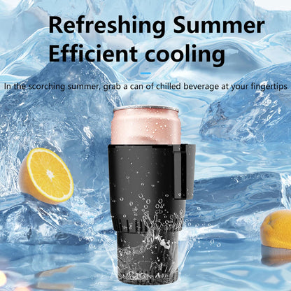 2 In 1 Car Cup Warmer Cooler Keep Beverage Cool Warm Smart Hot Cold Cup Auto Refrigerator Cooling Heating Cup for Road Tripper
