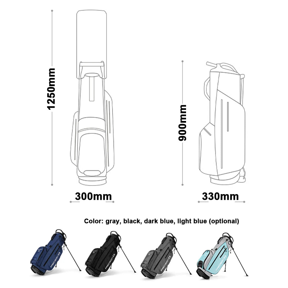 Bolsa de golf portátil con soporte para palos de golf Bolsa de golf con soporte Bolsa de golf ligera Paquete de soporte para palos de golf antifricción