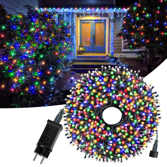 100M 1000LEDs LED String Christmas Lights 220V Outdoor Waterproof Garland Fairy Light For Party Holiday Garden Street Lawn Decor