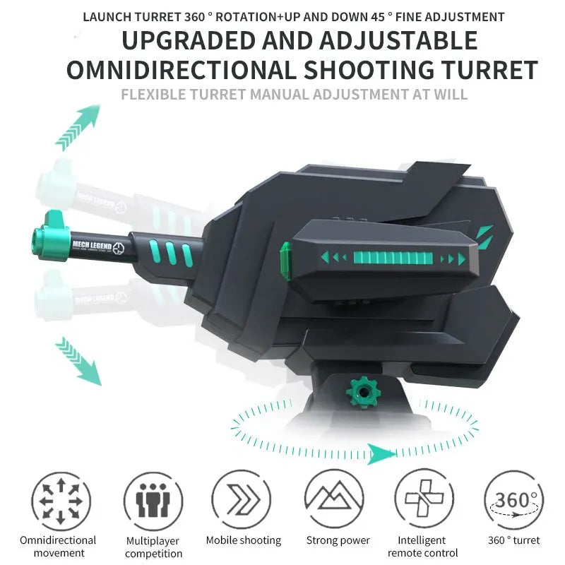 Can Launch Water Bomb Remote Control Car Gesture Induction Battle Tank Four-Wheel Drive Children's Off-road Mech Boy Toy Car