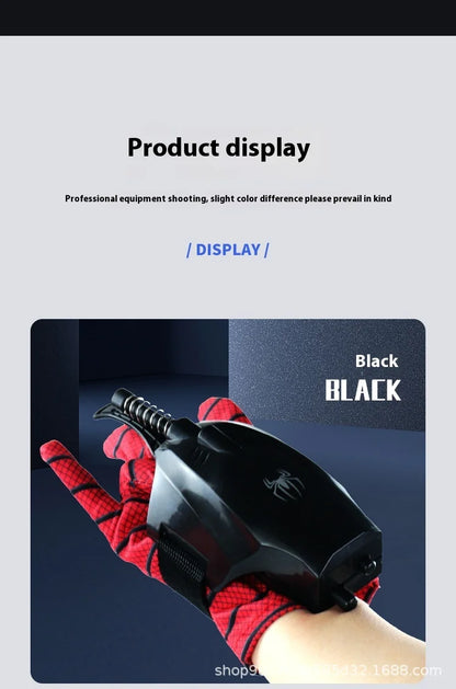 2024 New Spider Man Web Shooters Wrist Launcher Shooters Hot Peter Parker Cosplay Props Shooting Device Toy Set Boy Toy Gift