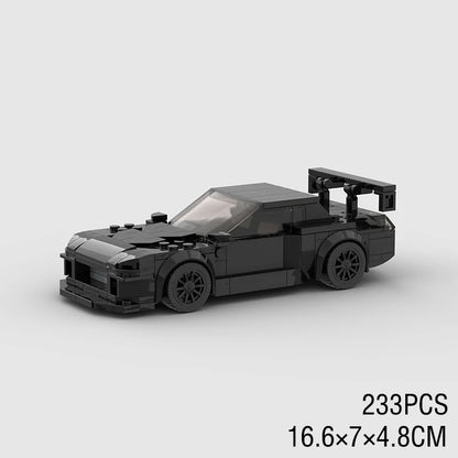 Supercar F1 City Speed Champions Racing Car RX-7 Model Building Blocks MOC Supercar Racers Vehicle Technique Bricks Kids Toys