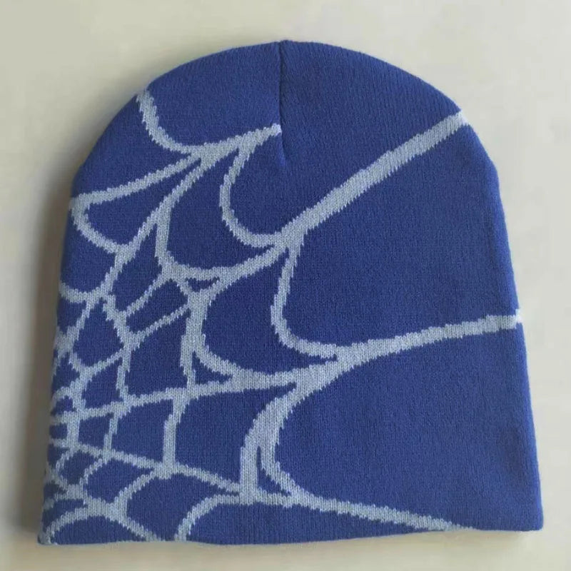 Unisex Knitting Cap Spider Men Women Luxury Beanie Caps Y2k Warm Fashion Versatile Ins Pullover Hiphop Winter Bonnet