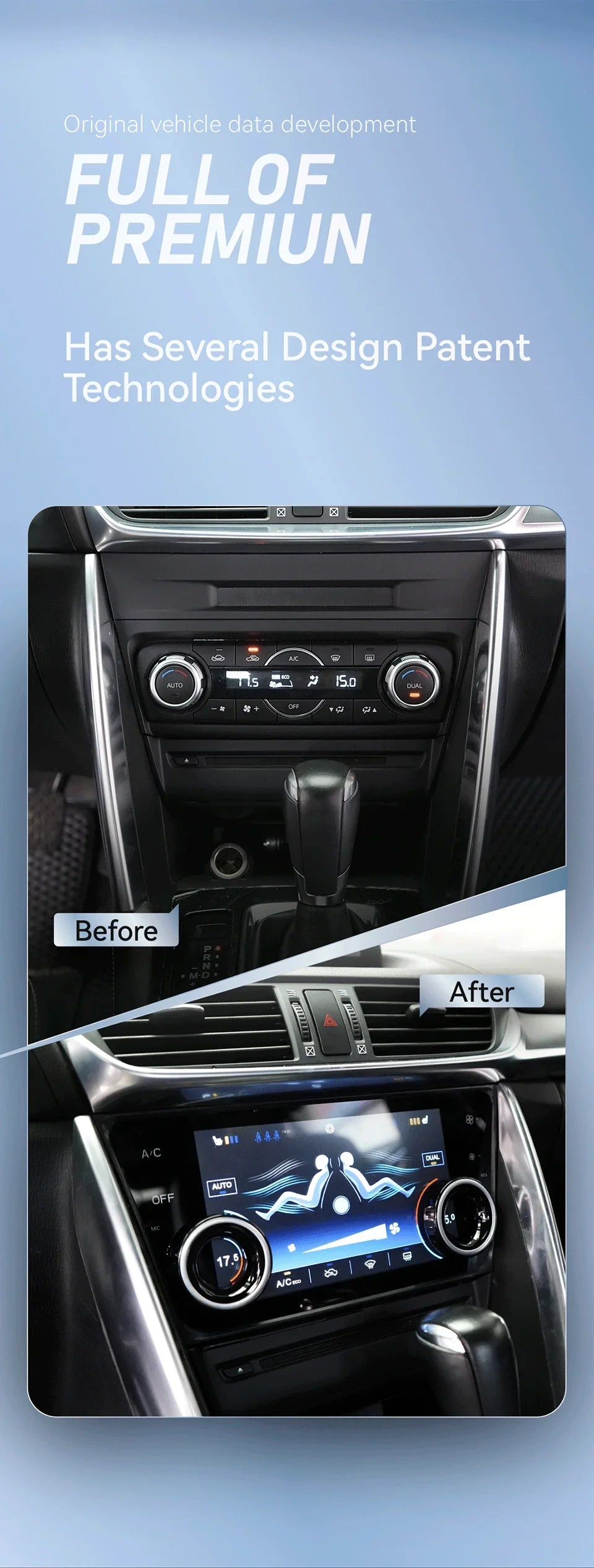 Pour Mazda3 Axela CX-4 Climatisation Contrôle Intelligent Système Chaleur Pare-Brise Sièges IPS Écran Plug matchs Play Facile