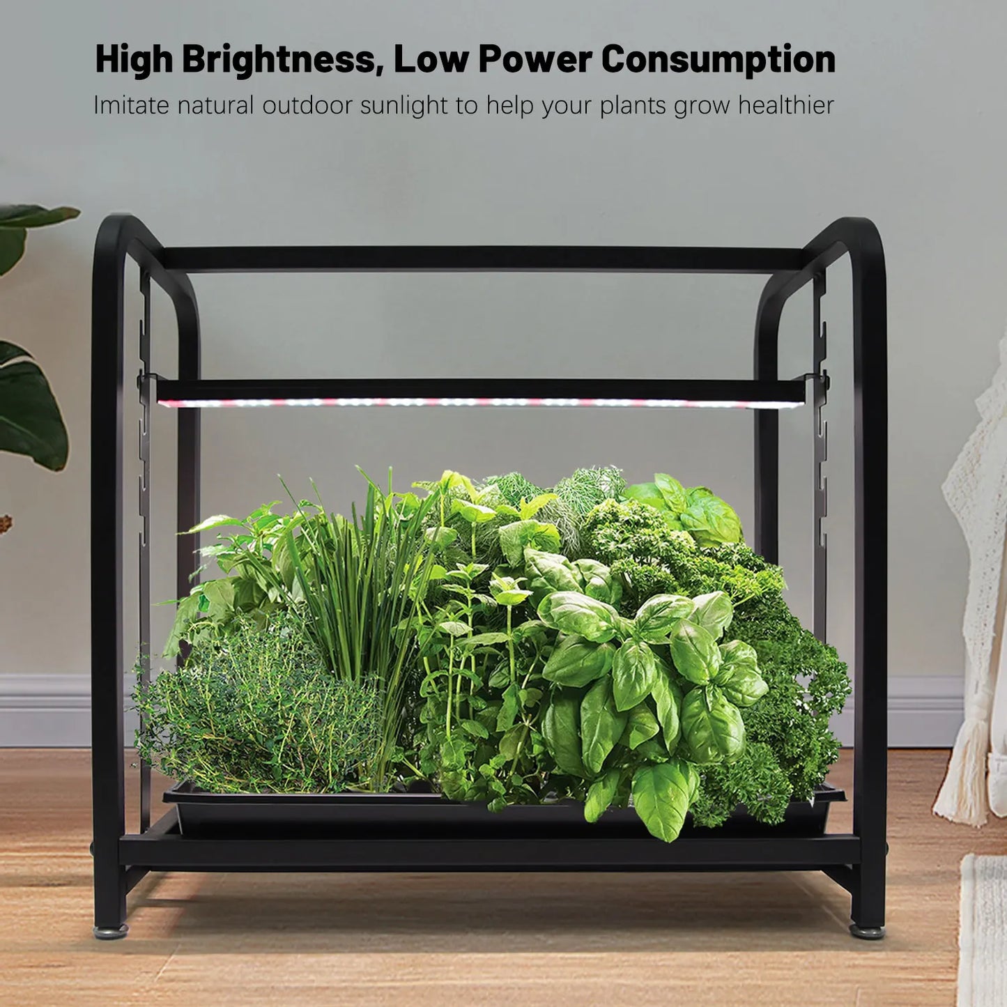 Smart Indoor Gardening System Plant Grow Light Led Herbs Planter Indoor Kit Plant Garden Stand