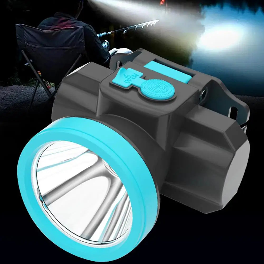 Portable Head Light LED Headlamp Rechargeable Head Torch Lamp Emergency Light Outdoor Camping Cycling Fishing Flashlight