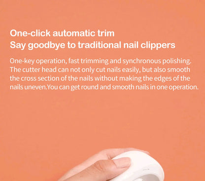 Seemagic Electric Automatic Nail Clippers Pro with light Trimmer Nail Cutter Manicure For Baby Adult Care Scissors Body Tools