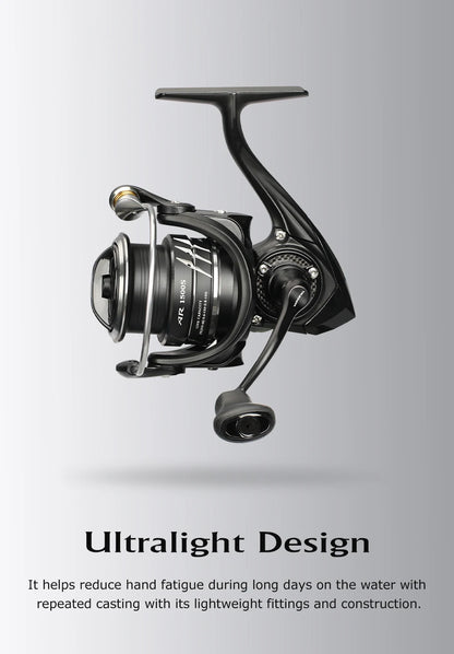 TSURINOYA NEW Spinning Fishing Reel ARTEMIS 800 1500S 2500SH 3000SH Shallow Spool Versatile Long Casting Reel High Speed Wheel