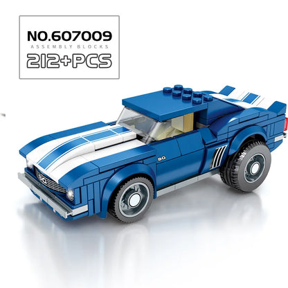 67 models City Racing Car Speed Champions Sports Building Blocks Bricks Classic Rally Super Racers F1 Great Vehicles kits toys