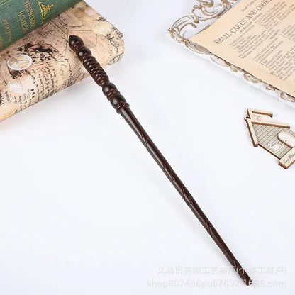 36 Styles Harry Magic Wand Resin Material Built in Steel Core Dumbledore Staff Cosplay Voldemort Props Christmas Gift Kid