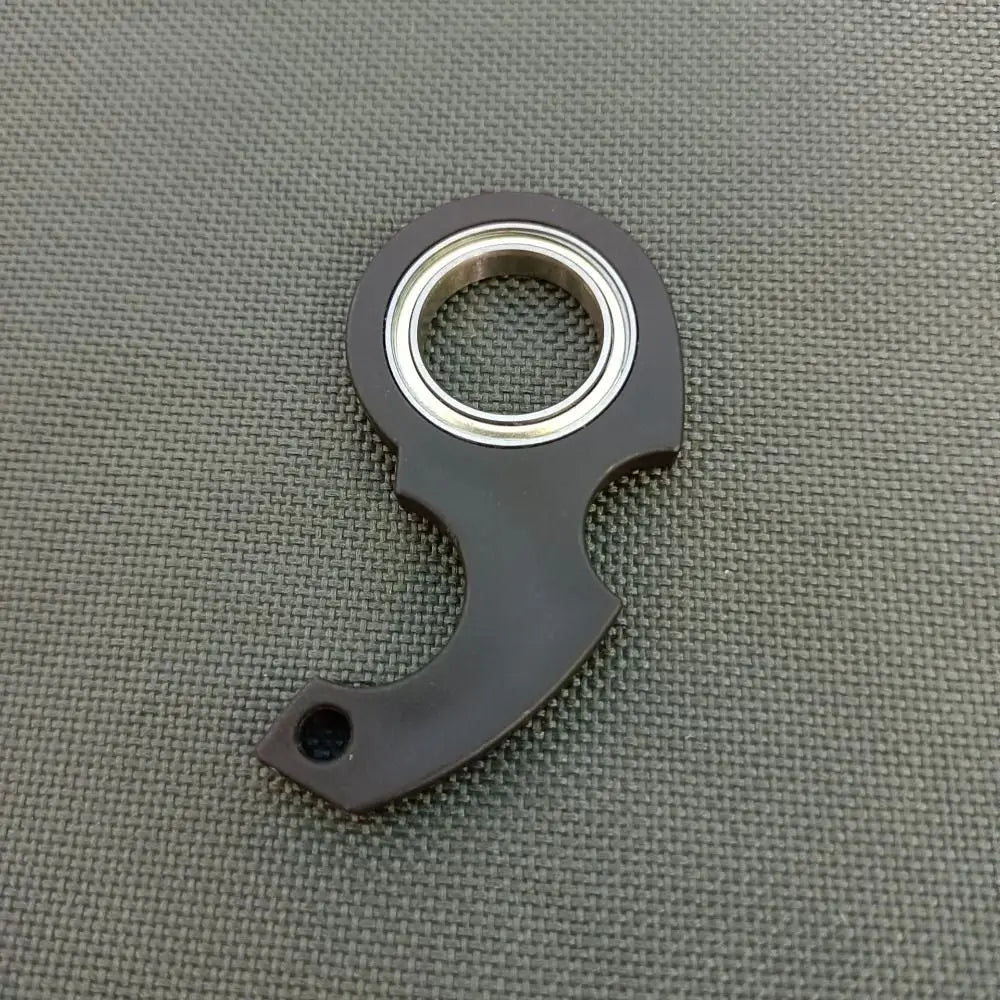 Alivia el aburrimiento Llavero Fidget Spinner Anti-Ansiedad Noctilucente Llavero Giratorio con Punta de Dedo Ligero Creativo