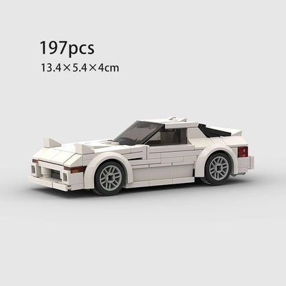 Supercar F1 City Speed Champions Racing Car RX-7 Model Building Blocks MOC Supercar Racers Vehicle Technique Bricks Kids Toys