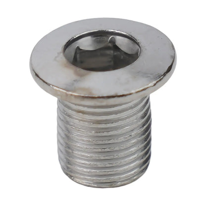 10 piezas de pernos para bielas de bicicleta, pernos simples, dobles y triples, tornillos de acero para platos y platos, tornillos para platos y tuercas, accesorios para bicicletas