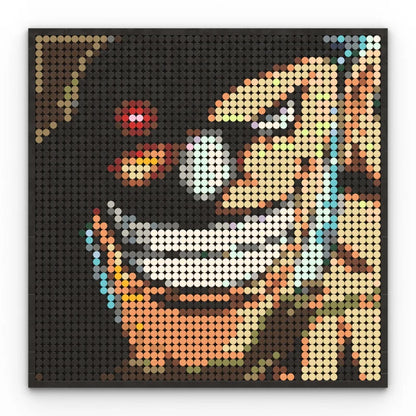 One Piece Anime Figures Luffy Brook Nami Robin Sanji Franky Blocks Brick Pixel Art Decoration Toys Kids Christmas Birthday Gifts