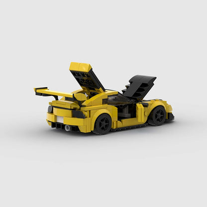 Supercar F1 City Speed Champions Racing Car RX-7 Model Building Blocks MOC Supercar Racers Vehicle Technique Bricks Kids Toys