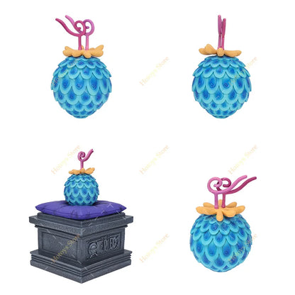 22 Styles One Piece Devil Fruit Figuer GK Eustass Kid Magnet Magnet Kaidou Fish Fish Luffy Gum Gum Fruit Collectible Model Toys