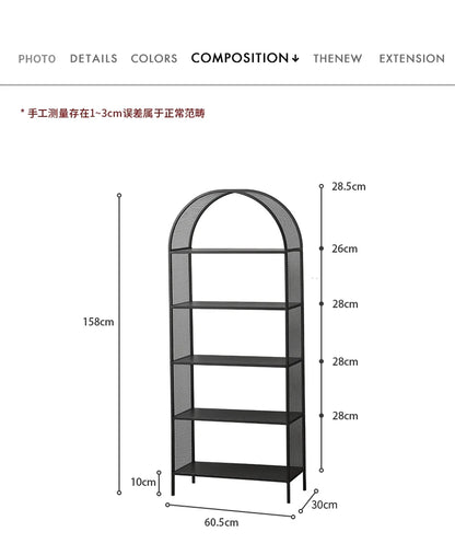Rack Multi-purpose Shelf Shelves Storage Modern Furniture Living Room Cabinets Organizer Display Stand Library Book Libreros