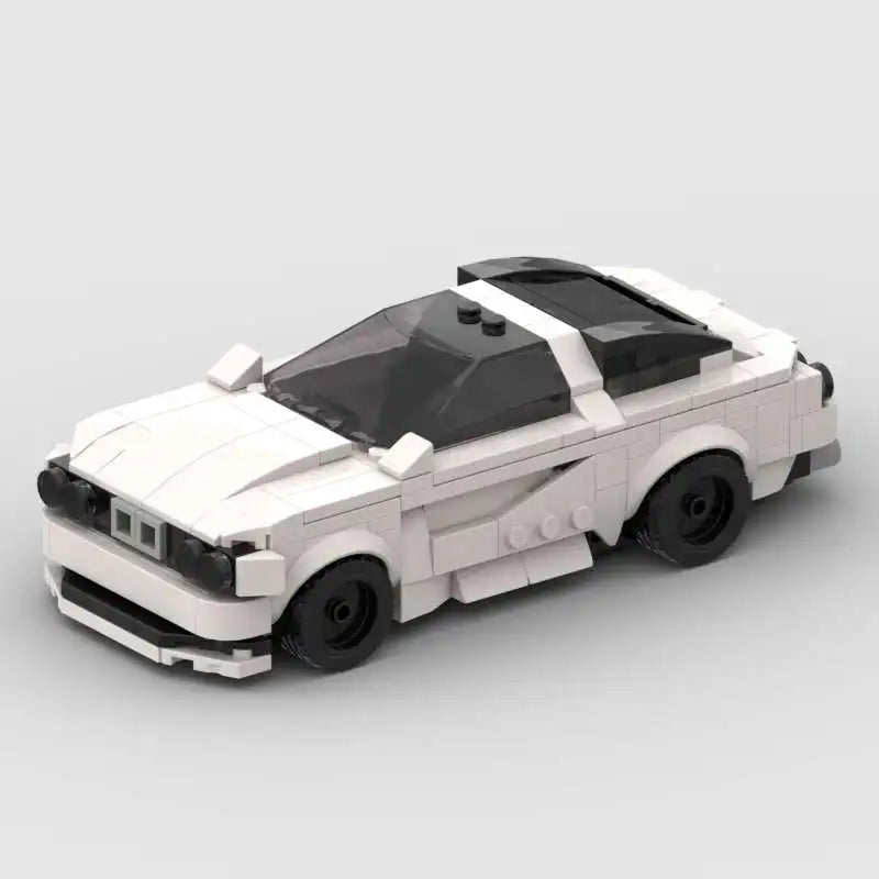 Technical Moc Car City Speed Champion Sports Car Racing Vehicle Building Blocks Brick Educational Construction Toys