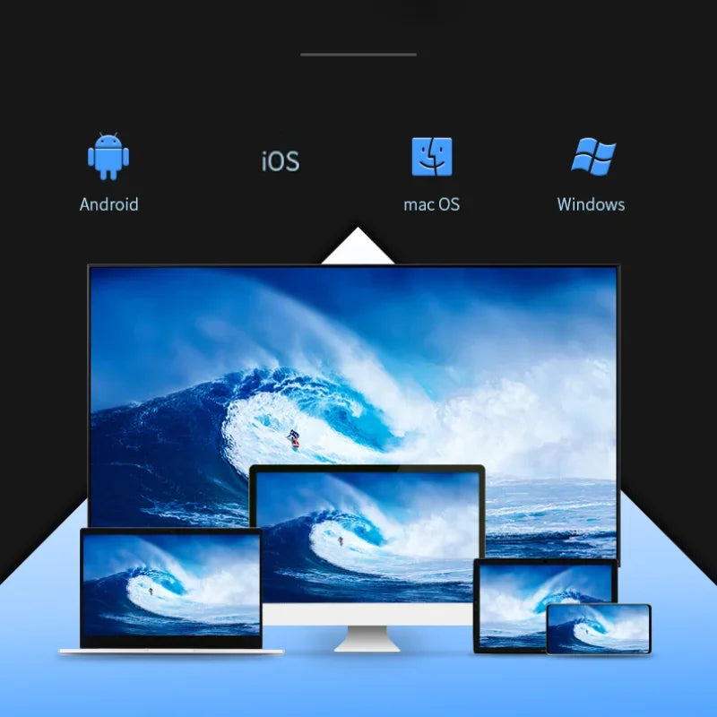 Dongle TV sans fil Wifi 1080P HDTV Projecteur Moniteur Miroir Écran Affichage Récepteur Adaptateur pour IOS Android Streaming Vidéo