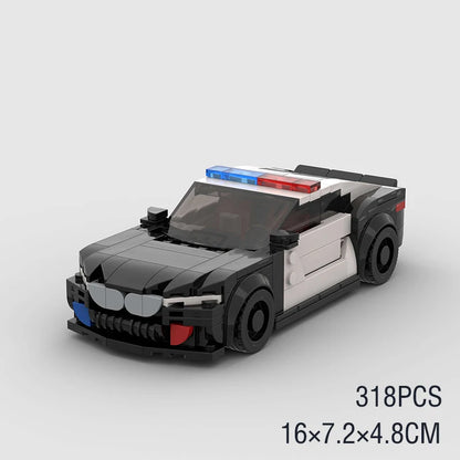 Racing Car City Speed Champions Sports Model Building Blocks DIY Bricks MOC Toy Classic Rally Super Racers Vehicle f1 technique