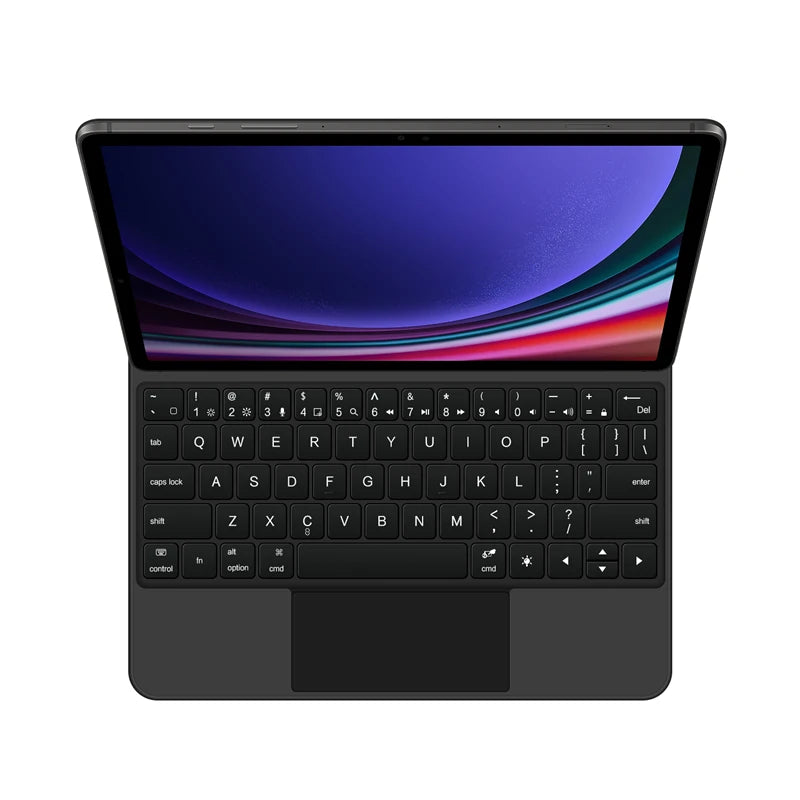 Backlight Magic Keyboard for Samsung Galaxy Tab S9 S8 S7 11 inch for Tab S9 FE Tablet Case German Spanish Portuguese Keyboard